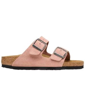 Birkenstock Arizona Buckled Sandals - Pink