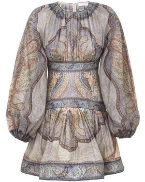 Zimmermann Short Dresses - Grey