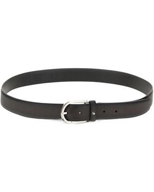 Montblanc Double-Sided Belt - White