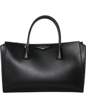 Givenchy Antigona Leather Tote Bag - Black