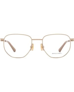 Bottega Veneta Eyewear Panthos Frame Glasses - White
