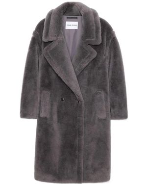 Stand Studio Biba Coat - Grey