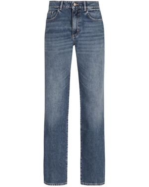 ICON DENIM Iris Classic Straight Jeans - Blue