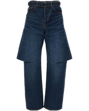 Sacai Denim Jeans - Blue