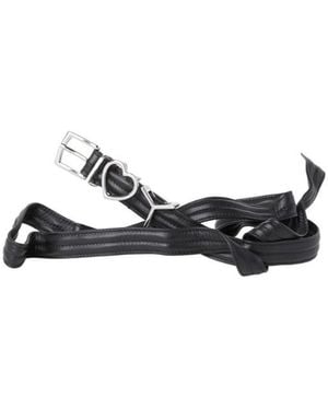 Y. Project Wire Y Heart-Shaped Belt - White