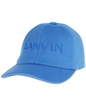 Lanvin Logo Hat - Blue