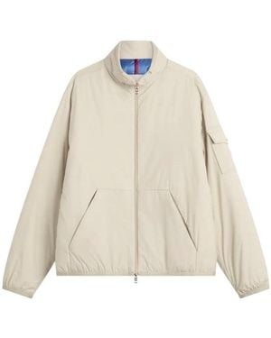 Moncler Breezes Cropped Padded Jacket - Natural
