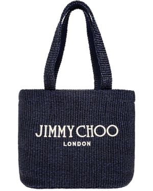 Jimmy Choo Logo Tote Bag - Blue