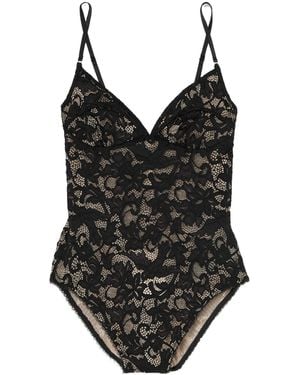Zimmermann Corded Lace Bodysuit - Black