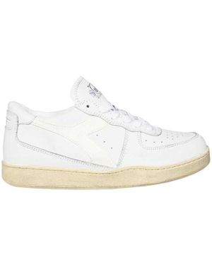 Diadora Mi Basket Low-Top Sneakers - White