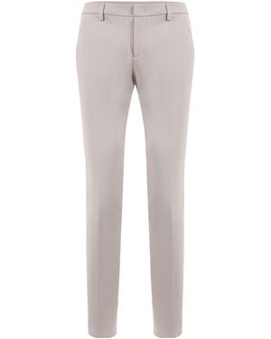 Dondup Milano Stitch Slim-Fit Pants - Gray