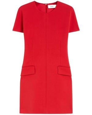 Sportmax Pocket Shift Dress - Red