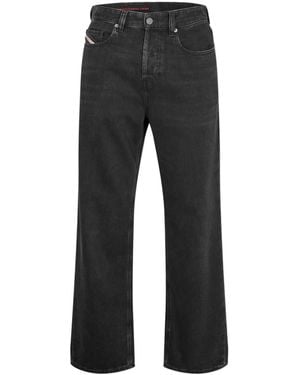 DIESEL Straight-Leg Jeans - Black