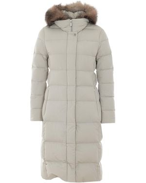 Moorer Zagara Quilted Puffer Coat - Gray