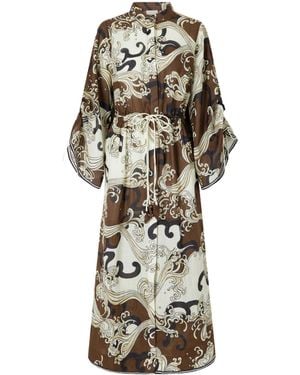 ALÉMAIS Oversized Shirtdress - Multicolor