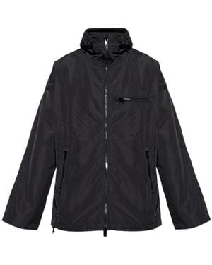 DIESEL W-Henness Zip-Up Hooded Jacket - Blue