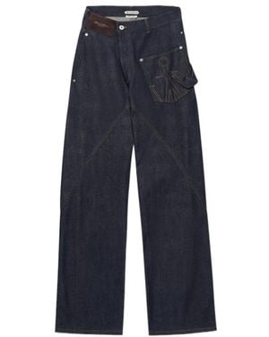 JW Anderson Twisted Workwear Jeans - Blue
