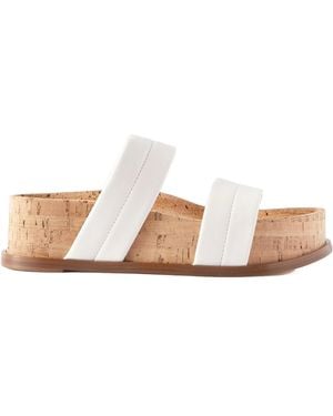 Gabriela Hearst Striker Slippers - White