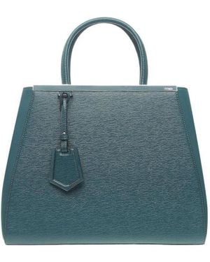Fendi Logo Handbag - Blue