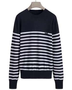 Dior Striped Jumper - Blue