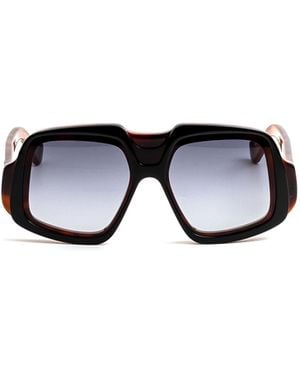 Loewe Shield Frame Sunglasses - Blue