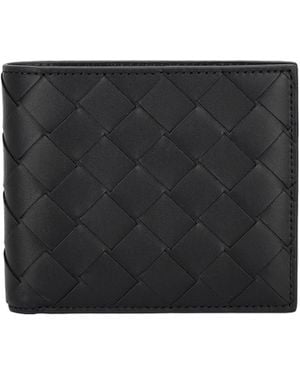 Bottega Veneta Intrecciato Bifold Wallet - Black