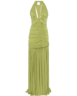 Christopher Esber Sleeveless Pleated Dress - Green