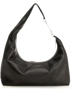 Rick Owens Cropped Gemini Zipped Shoulder Bag - Black