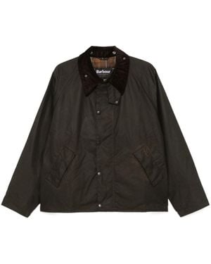 Barbour Waxed Cotton Jacket - Black