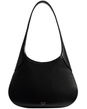 KHAITE Logo Printed Tote Bag - Black
