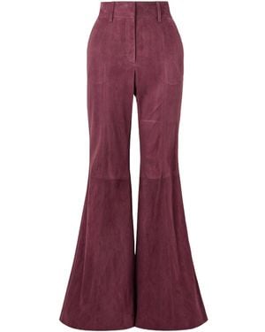 Gabriela Hearst Casual Pants With Belt Loops - Purple