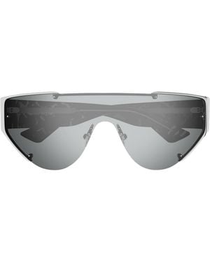 McQueen Eyewear Shield Frame Sunglasses - Grey