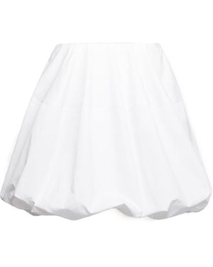 Alaïa Alaïa Poplin Balloon Skirt - White