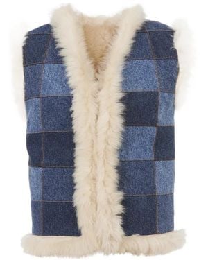 Chloé Chlo Reversible Sleeveless Jacket - Blue