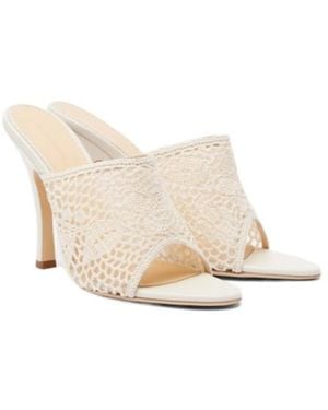 Magda Butrym Crochet Mules - Natural