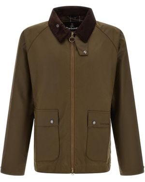 Barbour Bedale Short Waxed Jacket - Green