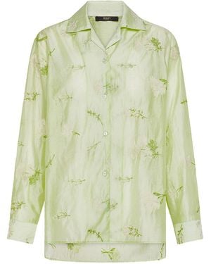 Seventy Floral Collared Shirt - Green