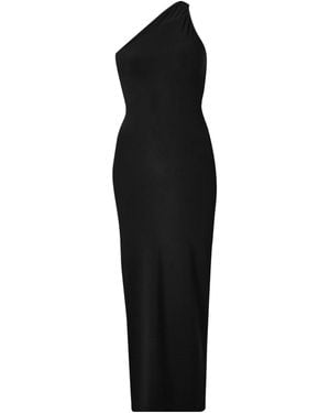 Norma Kamali One-Shoulder Gown - Black