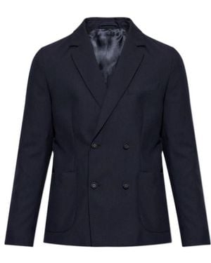 Officine Generale Officine Générale Tailored Blazer - Blue