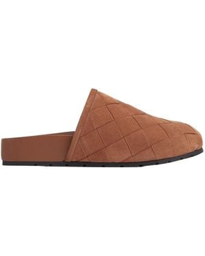 Bottega Veneta Reggie Mules - Brown