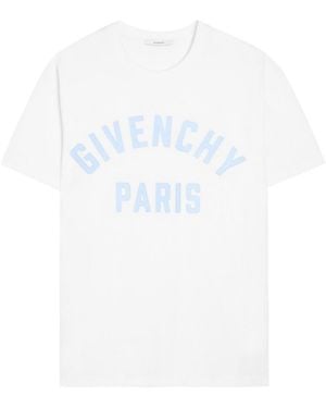 Givenchy Crew Neck Printed T-Shirt - White