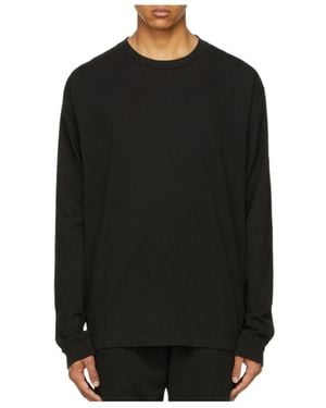 John Elliott Long-Sleeve Cotton T-Shirt - Black