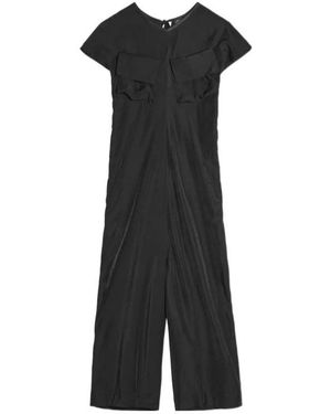 Y-3 Tie Detailed Jumpsuit - Black