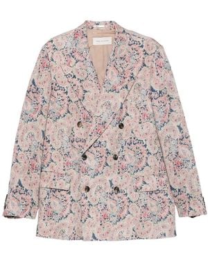 Dries Van Noten Long-Sleeve Blazer - Multicolour
