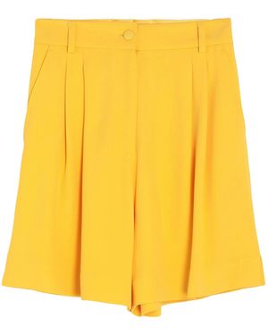 Dolce & Gabbana Solid Colour Shorts - Yellow