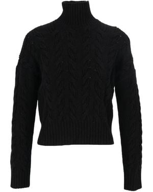 Max Mara Studio Mstcosmo Knitted Sweater - Black