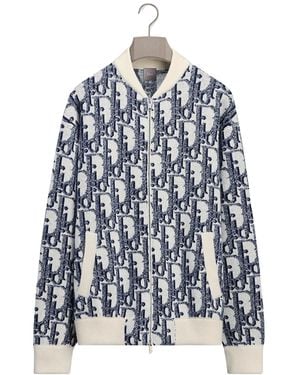 Dior Oblique Bomber Jacket - Blue