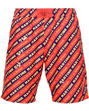 Martine Rose Beach Shorts - Red