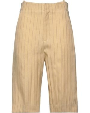 Jacquemus Striped Casual Trousers - Natural