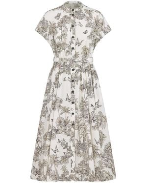 Dior Iviera Mid-Length Shirtdress - White